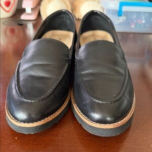 Aldo Black Leather Loafers